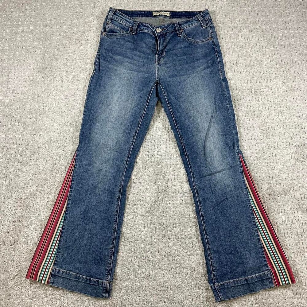 American-vintage Women's Blue and Navy Jeans